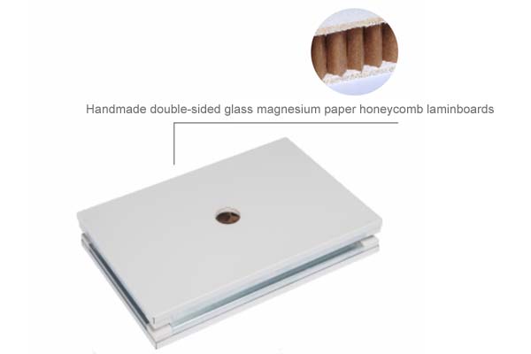 Sandwichplatte Honeycomb Glas und Magnesium Double Face